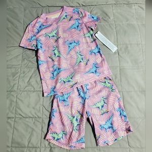 Dinosaur short ans tshirt set